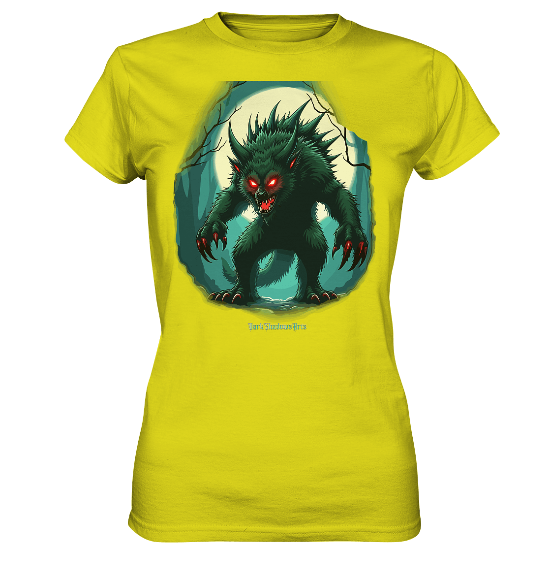 Chupacabra Night - Ladies Premium Shirt | Lady - Shirts | Dark Shadows Arts