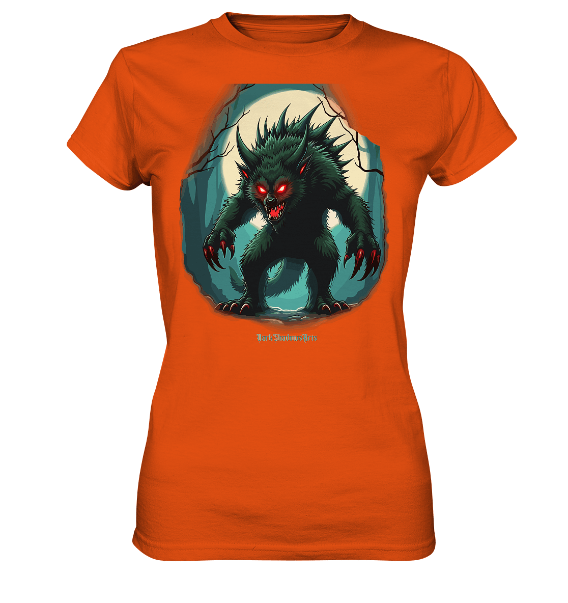 Chupacabra Night - Ladies Premium Shirt | Lady - Shirts | Dark Shadows Arts
