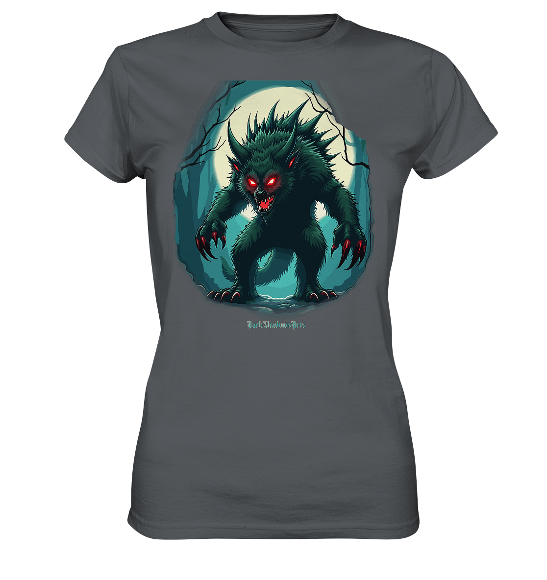 Chupacabra Night - Ladies Premium Shirt | Lady - Shirts | Dark Shadows Arts