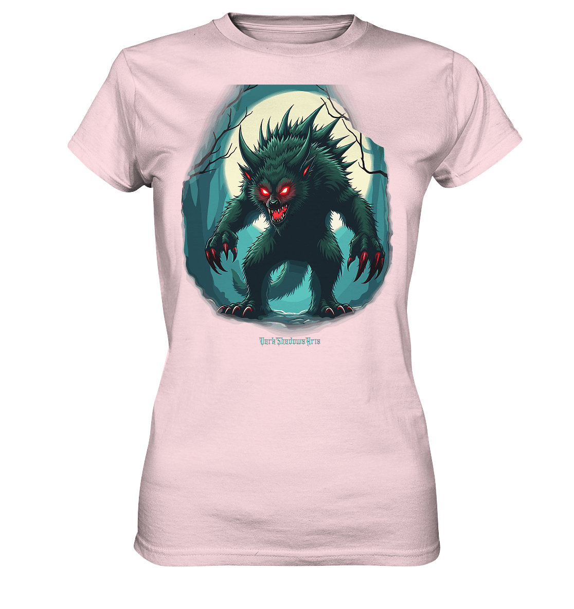 Chupacabra Night - Ladies Premium Shirt | Lady - Shirts | Dark Shadows Arts