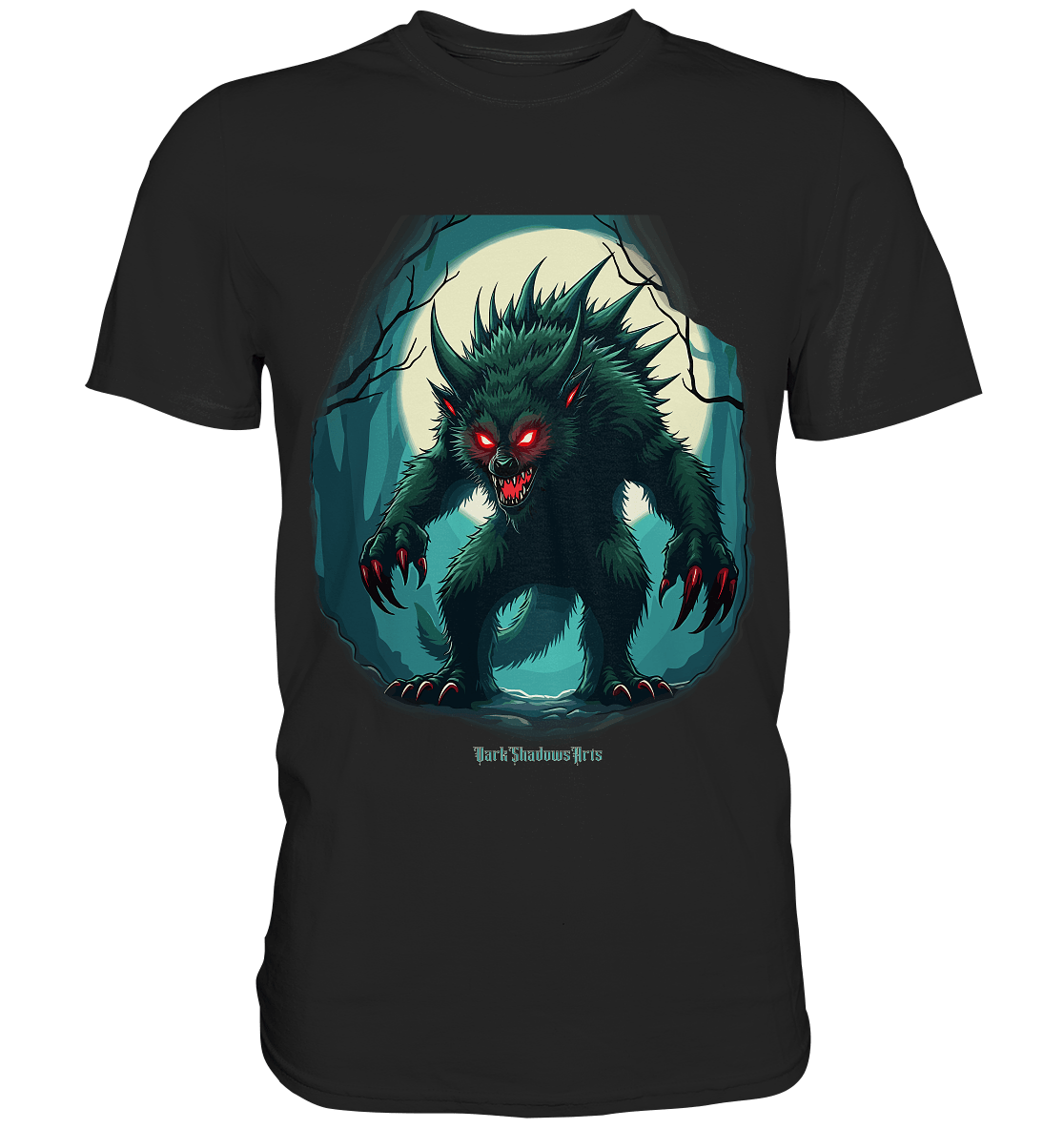 Chupacabra Night - Premium Shirt | Unisex - Shirts | Dark Shadows Arts