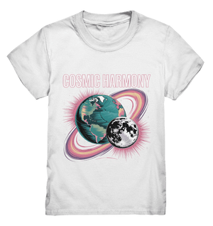 Cosmic Harmony ???????? – Erde & Mond in perfektem Gleichklang - Kids Premium Shirt | Kids & Babys | Dark Shadows Arts