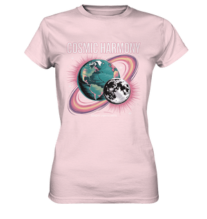 Cosmic Harmony ???????? – Erde & Mond in perfektem Gleichklang - Ladies Premium Shirt | Lady - Shirts | Dark Shadows Arts