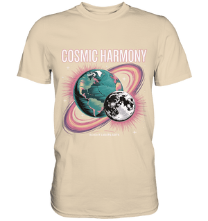 Cosmic Harmony ???????? – Erde & Mond in perfektem Gleichklang - Premium Shirt | Unisex - Shirts | Dark Shadows Arts