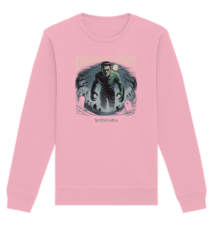 Creature of the Night – Klassischer Horror trifft düstere Friedhofsstimmung - Organic Basic Unisex Sweatshirt | Sweatshirts | Dark Shadows Arts