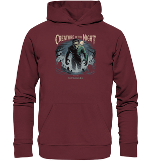 Creature of the Night – Klassischer Horror trifft düstere Friedhofsstimmung - Organic Hoodie | Hoodies | Dark Shadows Arts