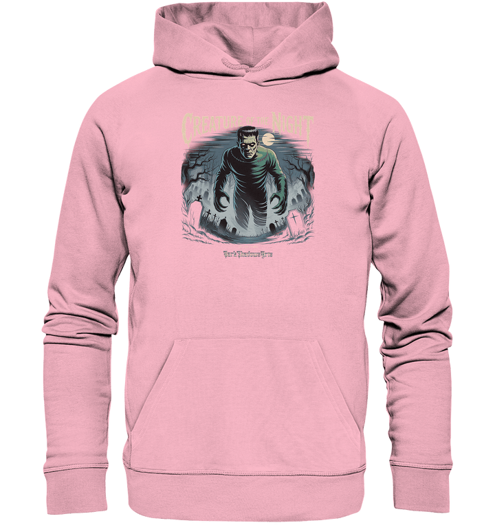 Creature of the Night – Klassischer Horror trifft düstere Friedhofsstimmung - Organic Hoodie | Hoodies | Dark Shadows Arts