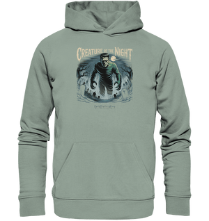 Creature of the Night – Klassischer Horror trifft düstere Friedhofsstimmung - Organic Hoodie | Hoodies | Dark Shadows Arts