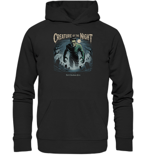 Creature of the Night – Klassischer Horror trifft düstere Friedhofsstimmung - Organic Hoodie | Hoodies | Dark Shadows Arts