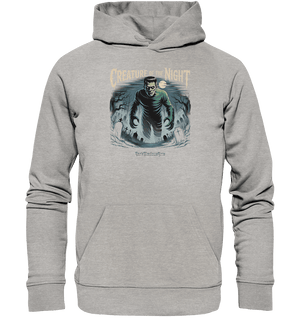 Creature of the Night – Klassischer Horror trifft düstere Friedhofsstimmung - Organic Hoodie | Hoodies | Dark Shadows Arts