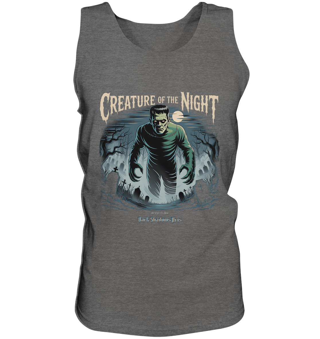 Creature of the Night – Klassischer Horror trifft düstere Friedhofsstimmung - Relaxed Tank Top | Tank - Tops | Dark Shadows Arts