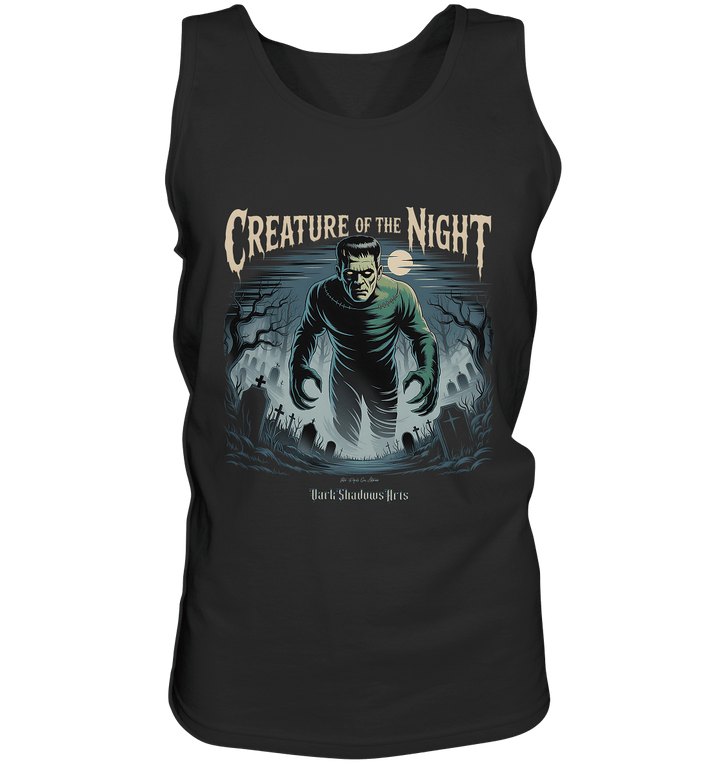 Creature of the Night – Klassischer Horror trifft düstere Friedhofsstimmung - Relaxed Tank Top | Tank - Tops | Dark Shadows Arts
