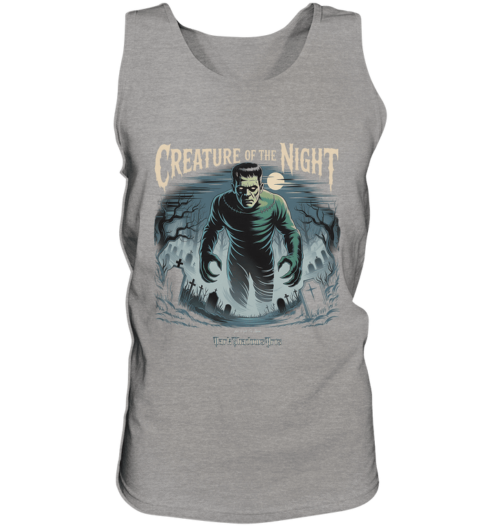 Creature of the Night – Klassischer Horror trifft düstere Friedhofsstimmung - Relaxed Tank Top | Tank - Tops | Dark Shadows Arts
