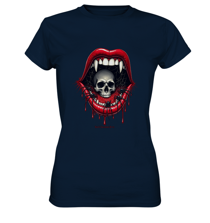 Crimson Maw Web of Terror - Ladies Premium Shirt | Lady - Shirts | Dark Shadows Arts