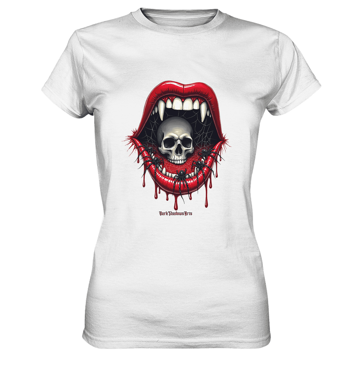 Crimson Maw Web of Terror - Ladies Premium Shirt | Lady - Shirts | Dark Shadows Arts