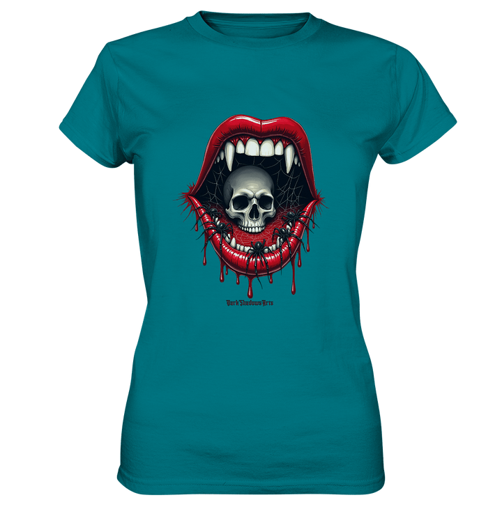 Crimson Maw Web of Terror - Ladies Premium Shirt | Lady - Shirts | Dark Shadows Arts