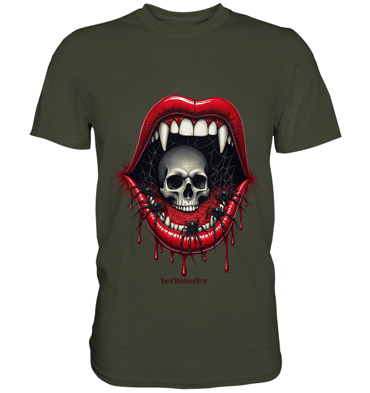Crimson Maw Web of Terror - Premium Shirt | Unisex - Shirts | Dark Shadows Arts