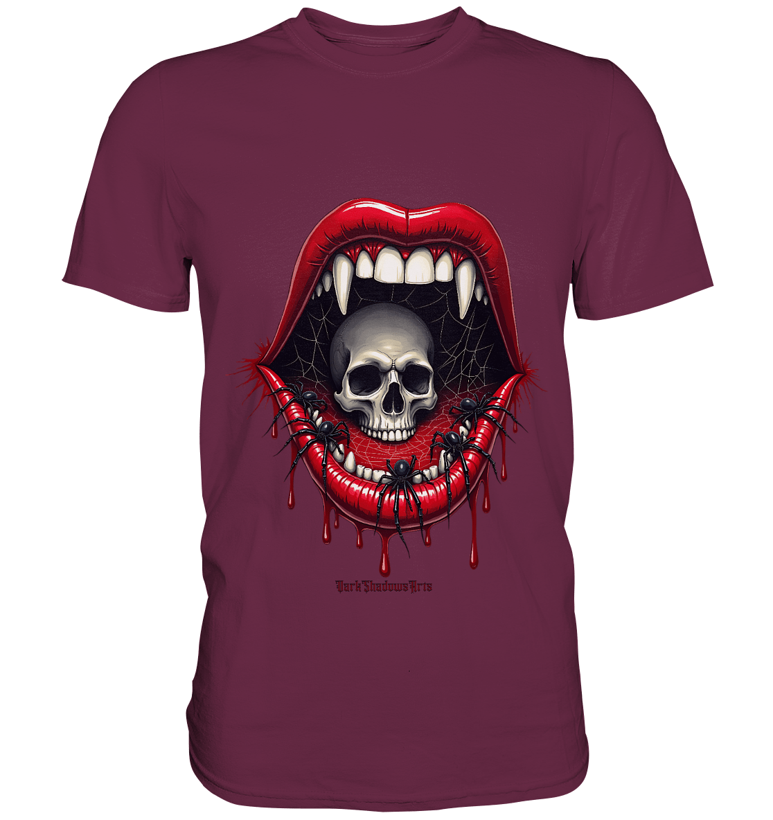 Crimson Maw Web of Terror - Premium Shirt | Unisex - Shirts | Dark Shadows Arts