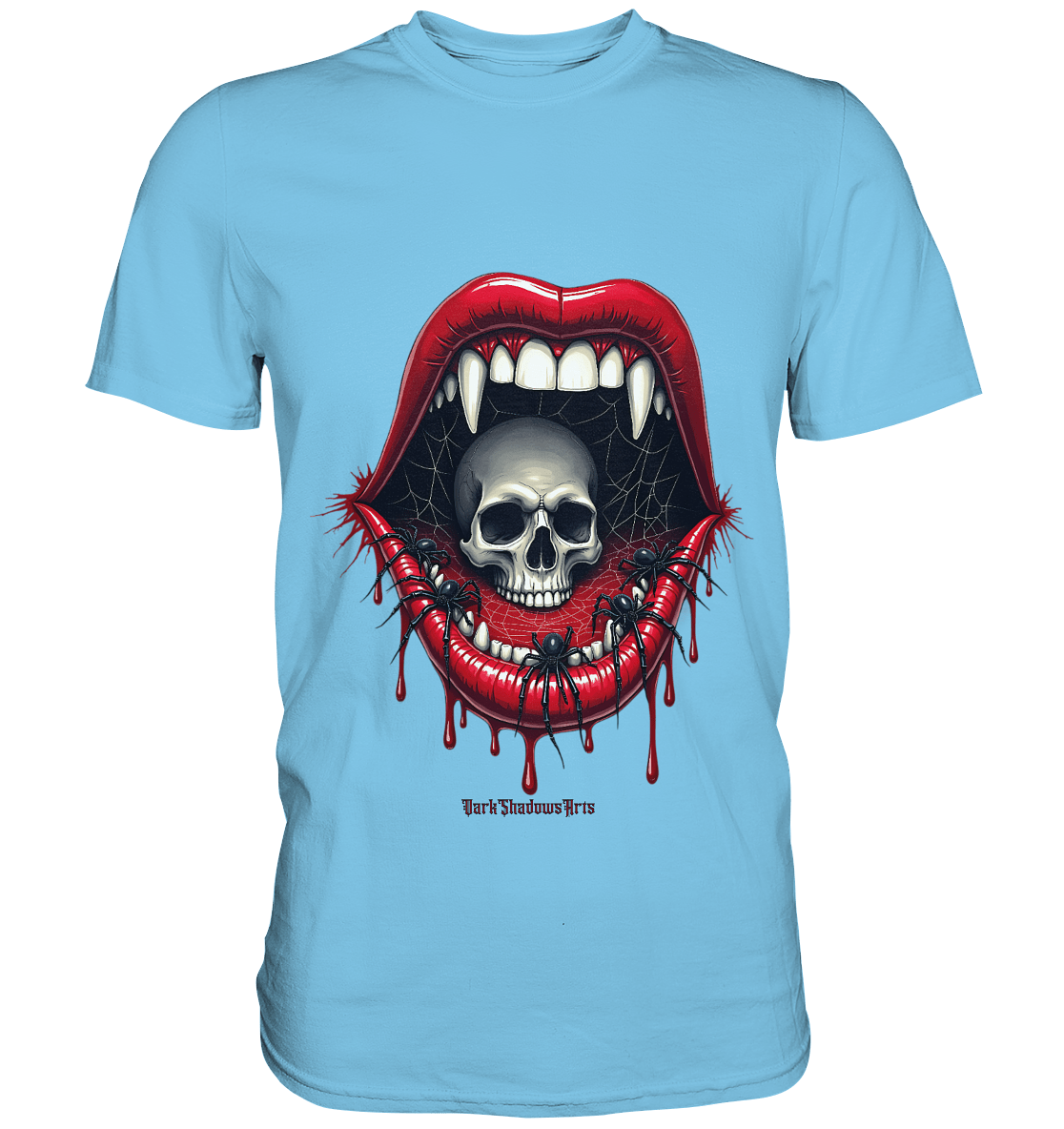 Crimson Maw Web of Terror - Premium Shirt | Unisex - Shirts | Dark Shadows Arts