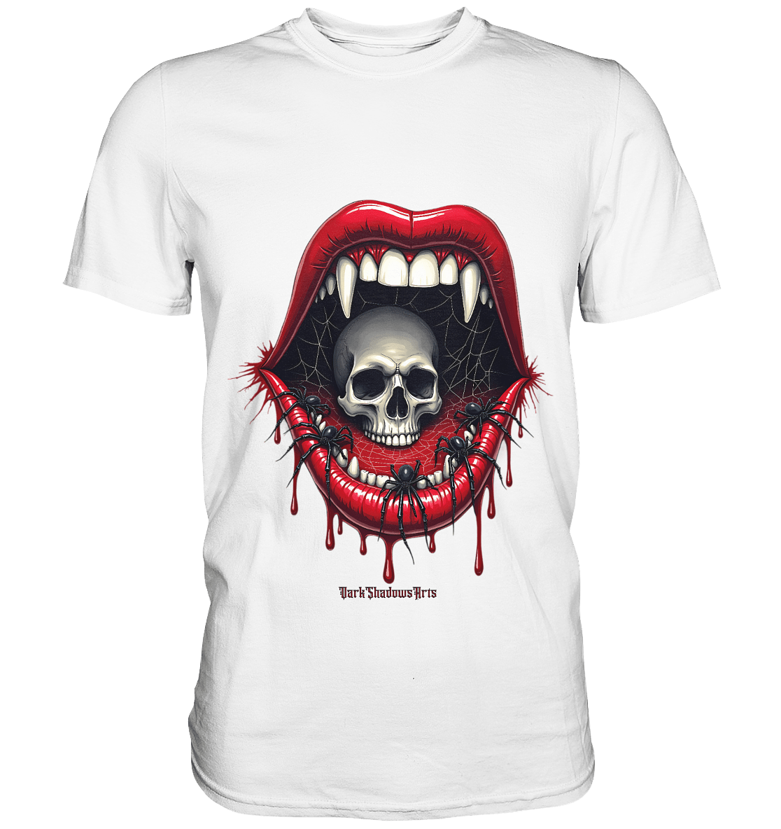 Crimson Maw Web of Terror - Premium Shirt | Unisex - Shirts | Dark Shadows Arts