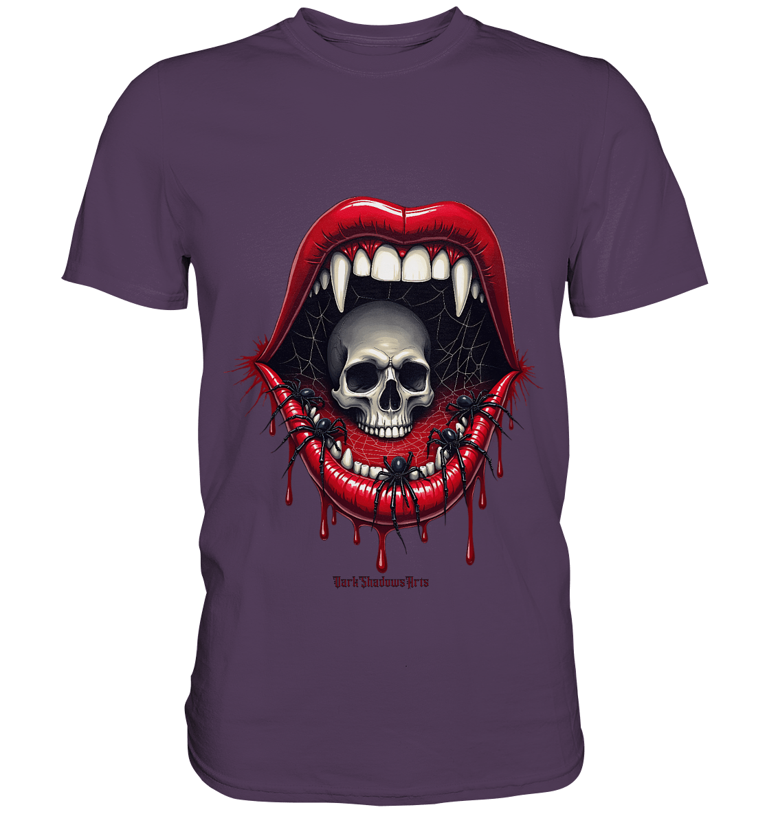 Crimson Maw Web of Terror - Premium Shirt | Unisex - Shirts | Dark Shadows Arts