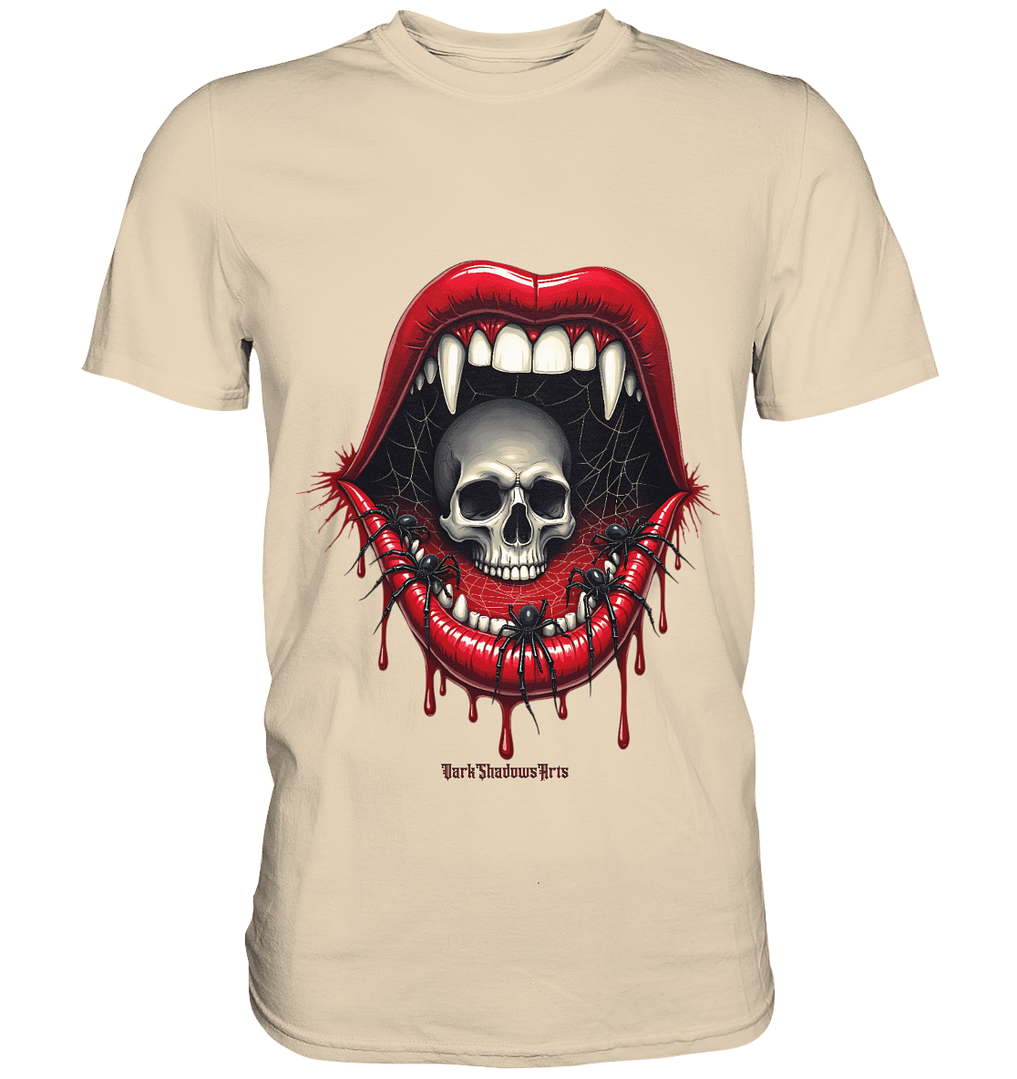 Crimson Maw Web of Terror - Premium Shirt | Unisex - Shirts | Dark Shadows Arts