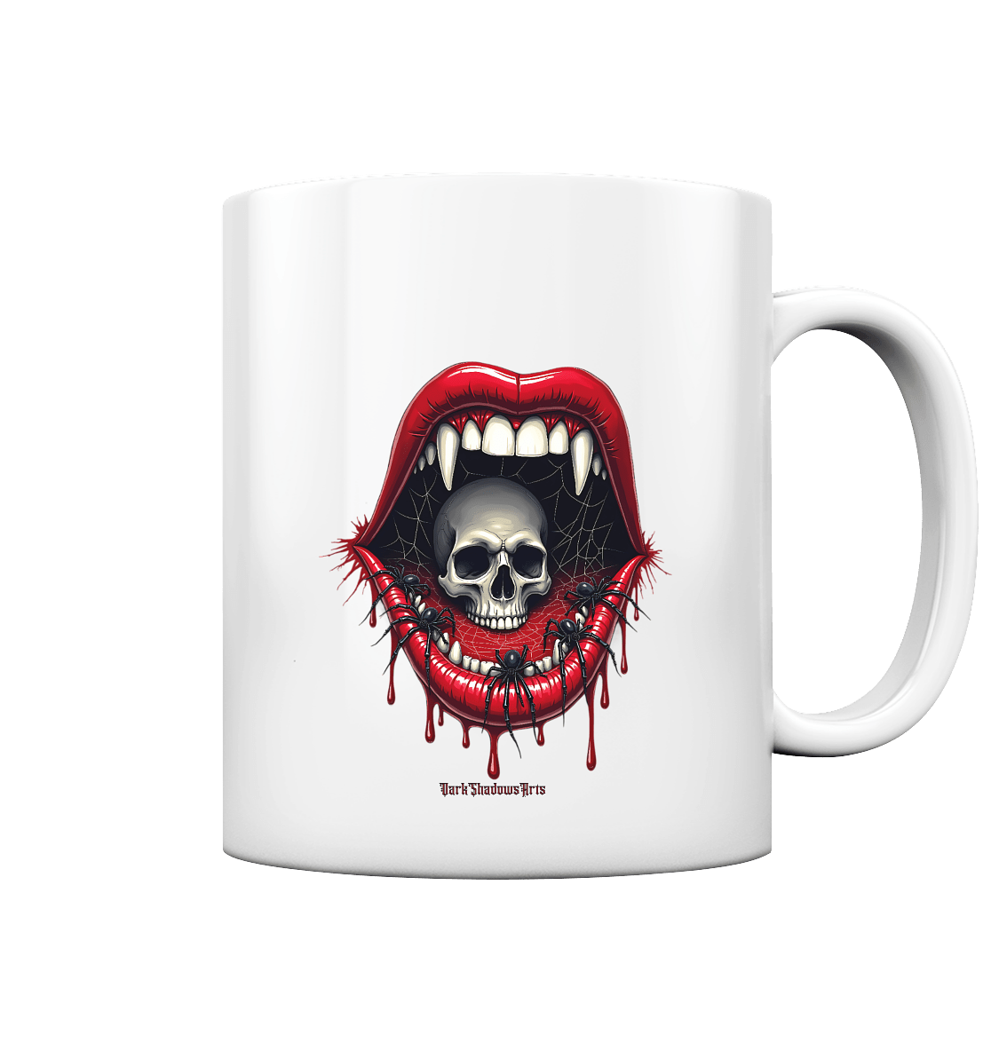 Crimson Maw Web of Terror - Tasse glossy | Trinkgefäße | Dark Shadows Arts