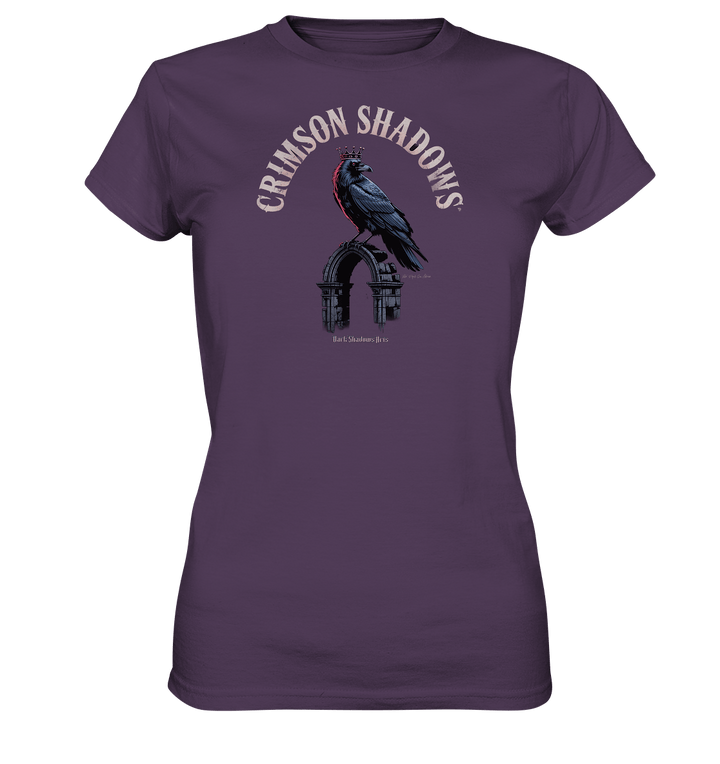crimson shadows - geheimnisvolle krähengotik und düstere ästhetik - Ladies Premium Shirt | Lady - Shirts | Dark Shadows Arts