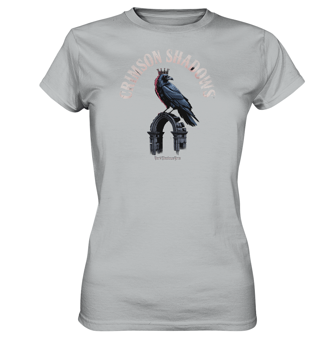 crimson shadows - geheimnisvolle krähengotik und düstere ästhetik - Ladies Premium Shirt | Lady - Shirts | Dark Shadows Arts