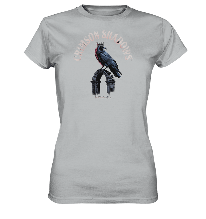 crimson shadows - geheimnisvolle krähengotik und düstere ästhetik - Ladies Premium Shirt | Lady - Shirts | Dark Shadows Arts