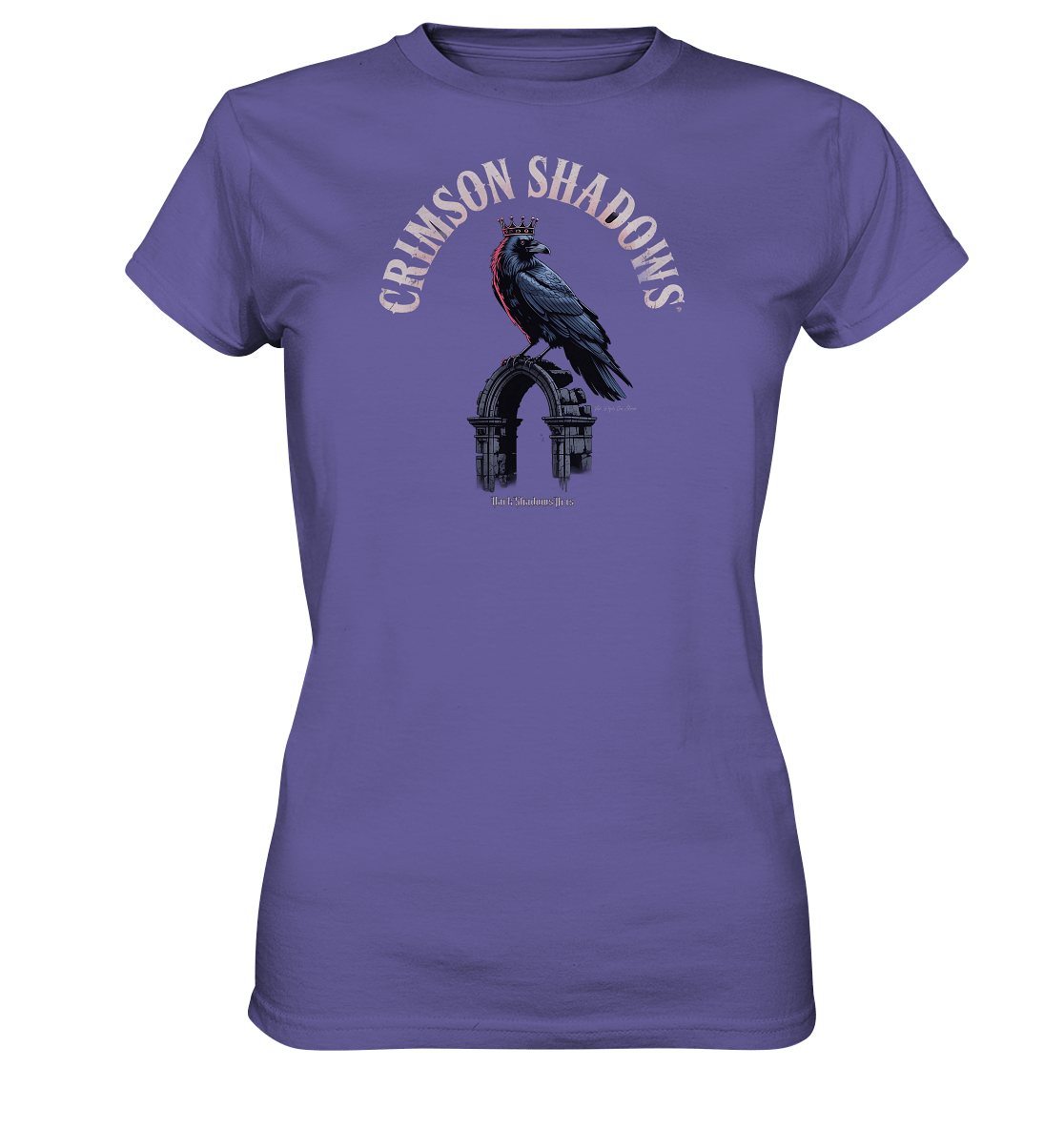 crimson shadows - geheimnisvolle krähengotik und düstere ästhetik - Ladies Premium Shirt | Lady - Shirts | Dark Shadows Arts