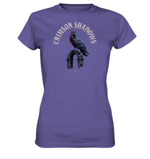 crimson shadows - geheimnisvolle krähengotik und düstere ästhetik - Ladies Premium Shirt | Lady - Shirts | Dark Shadows Arts