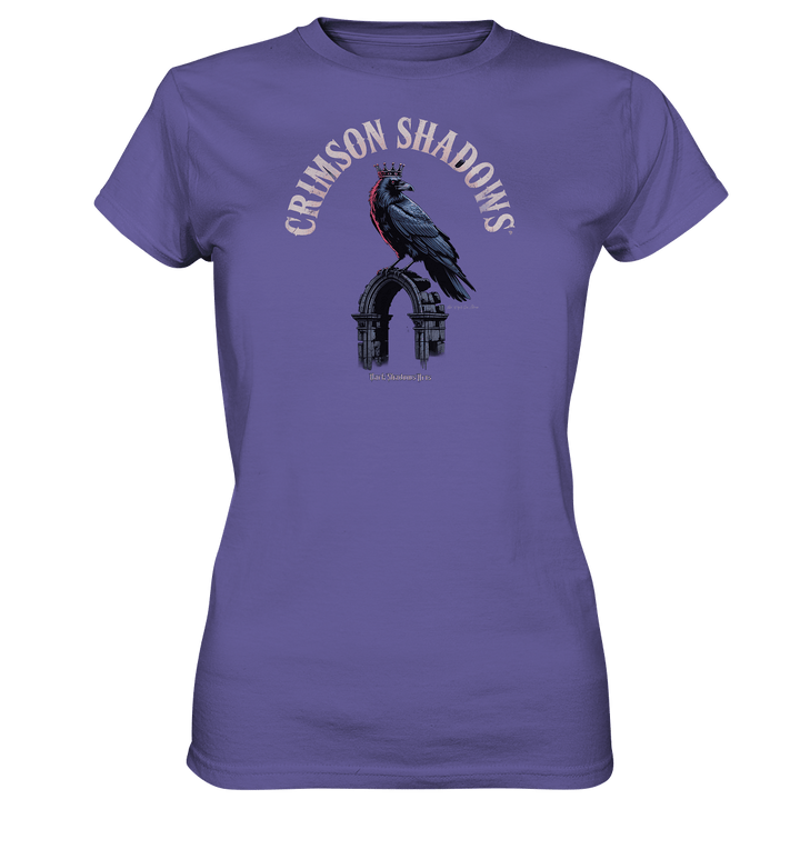 crimson shadows - geheimnisvolle krähengotik und düstere ästhetik - Ladies Premium Shirt | Lady - Shirts | Dark Shadows Arts