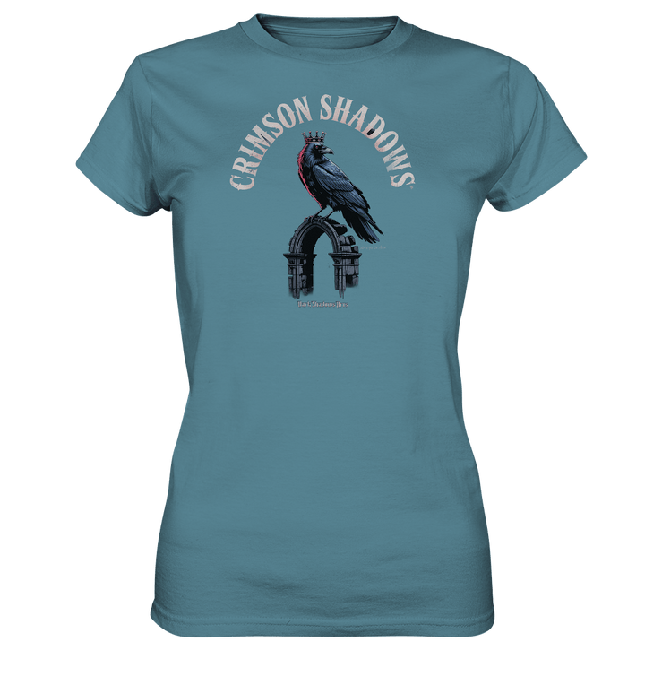 crimson shadows - geheimnisvolle krähengotik und düstere ästhetik - Ladies Premium Shirt | Lady - Shirts | Dark Shadows Arts