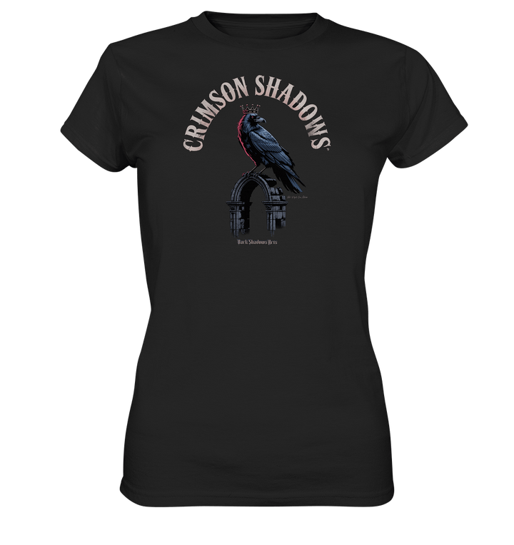 crimson shadows - geheimnisvolle krähengotik und düstere ästhetik - Ladies Premium Shirt | Lady - Shirts | Dark Shadows Arts