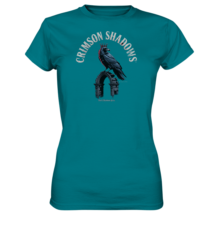 crimson shadows - geheimnisvolle krähengotik und düstere ästhetik - Ladies Premium Shirt | Lady - Shirts | Dark Shadows Arts