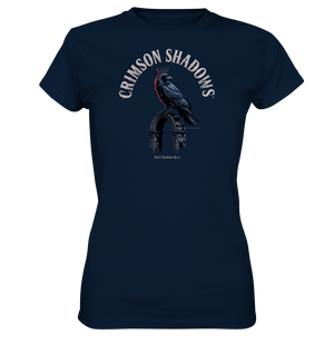 crimson shadows - geheimnisvolle krähengotik und düstere ästhetik - Ladies Premium Shirt | Lady - Shirts | Dark Shadows Arts
