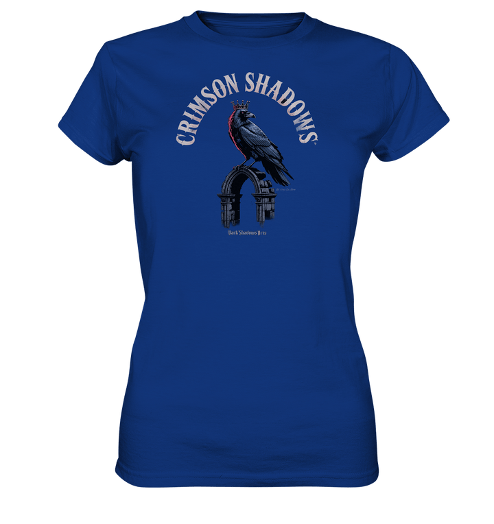 crimson shadows - geheimnisvolle krähengotik und düstere ästhetik - Ladies Premium Shirt | Lady - Shirts | Dark Shadows Arts