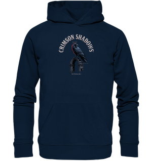 crimson shadows - geheimnisvolle krähengotik und düstere ästhetik - Organic Hoodie | Hoodies | Dark Shadows Arts