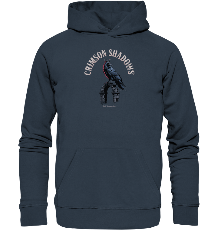 crimson shadows - geheimnisvolle krähengotik und düstere ästhetik - Organic Hoodie | Hoodies | Dark Shadows Arts