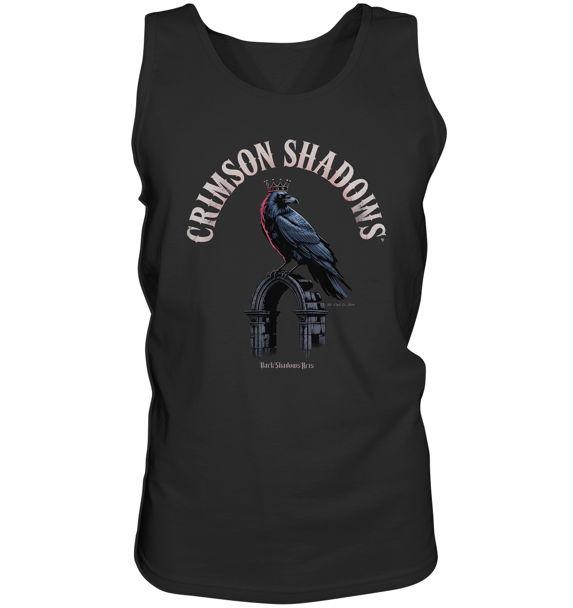 crimson shadows - geheimnisvolle krähengotik und düstere ästhetik - Relaxed Tank Top | Tank - Tops | Dark Shadows Arts