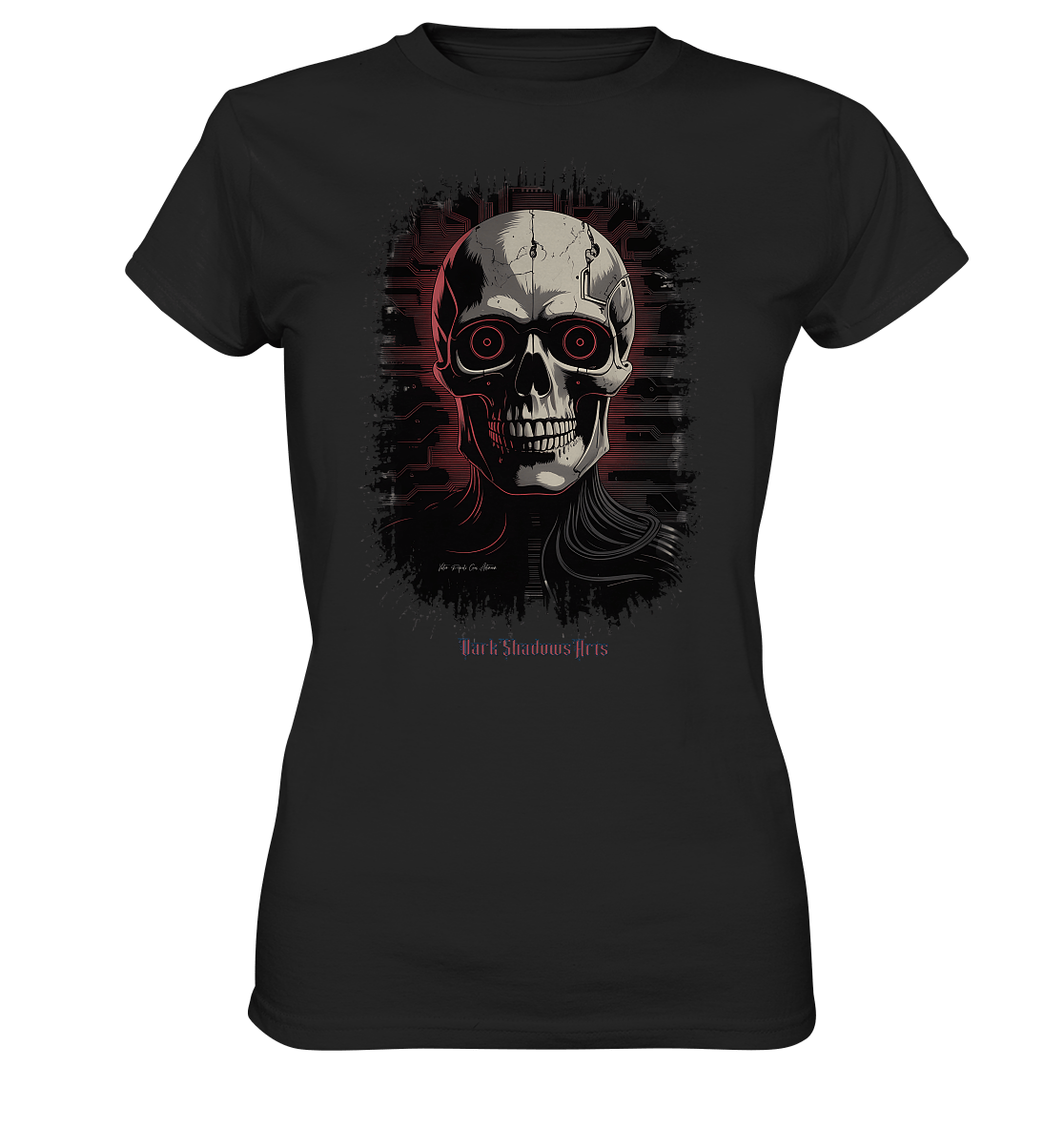 Cyber Decay - Die Verschmelzung von Technologie und Verfall - Ladies Premium Shirt | Lady - Shirts | Dark Shadows Arts