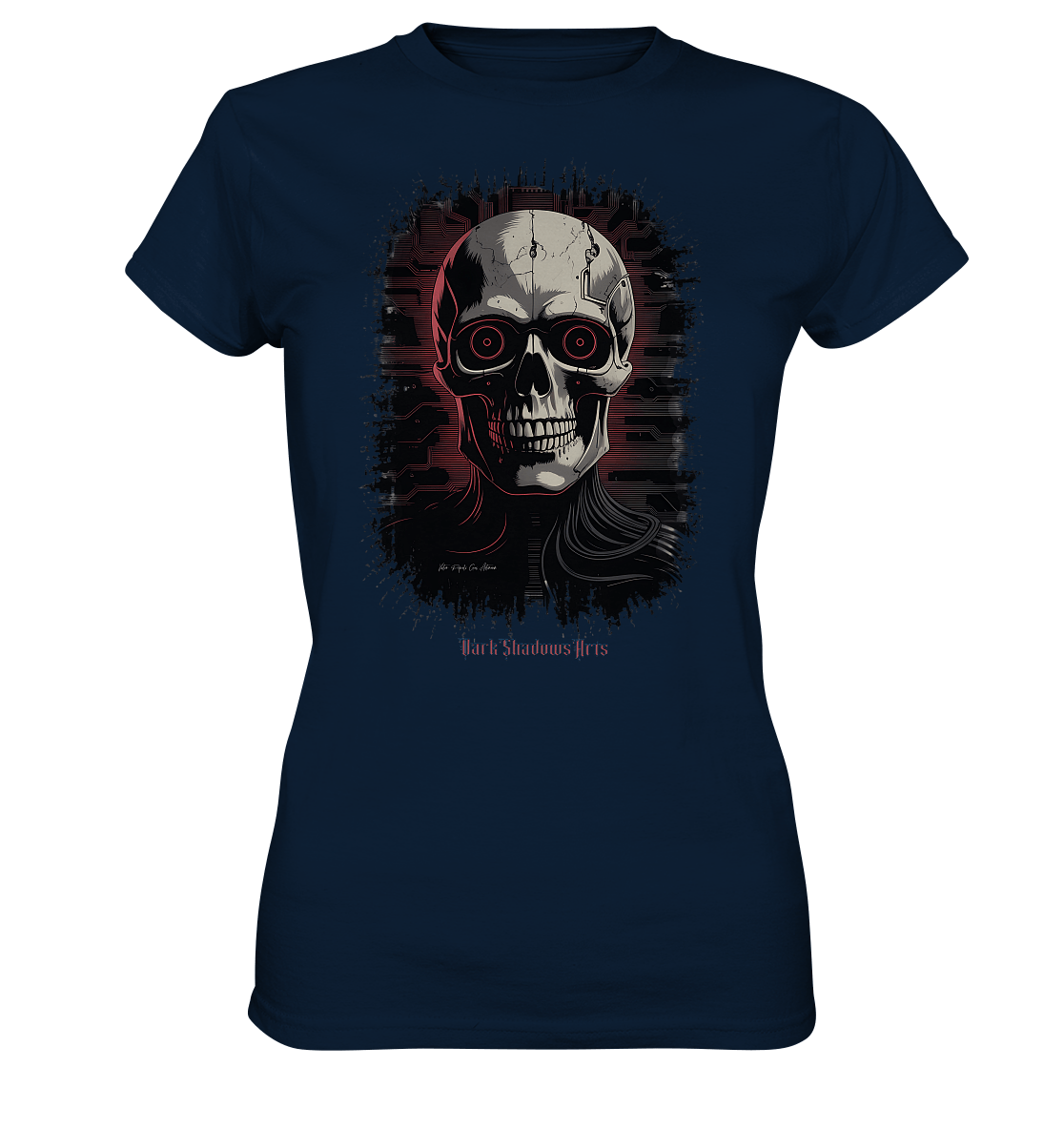 Cyber Decay - Die Verschmelzung von Technologie und Verfall - Ladies Premium Shirt | Lady - Shirts | Dark Shadows Arts