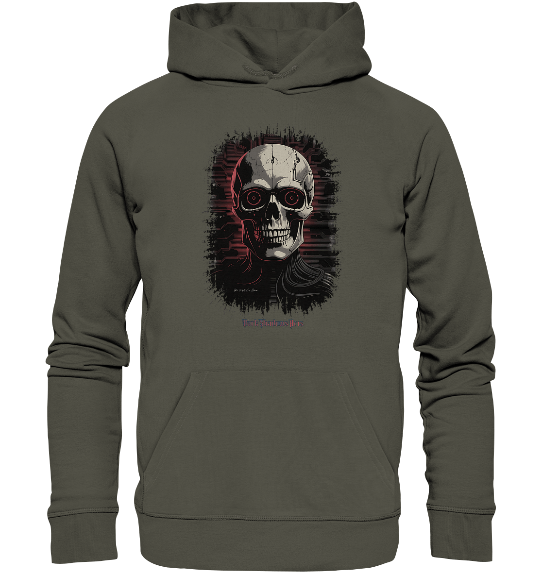 Cyber Decay - Die Verschmelzung von Technologie und Verfall - Organic Hoodie | Hoodies | Dark Shadows Arts