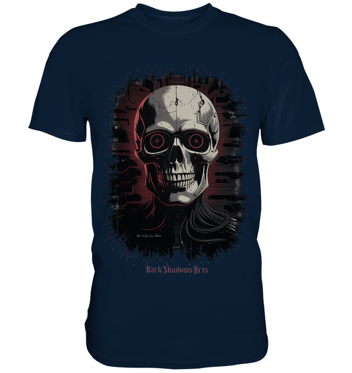 Cyber Decay - Die Verschmelzung von Technologie und Verfall - Premium Shirt | Unisex - Shirts | Dark Shadows Arts