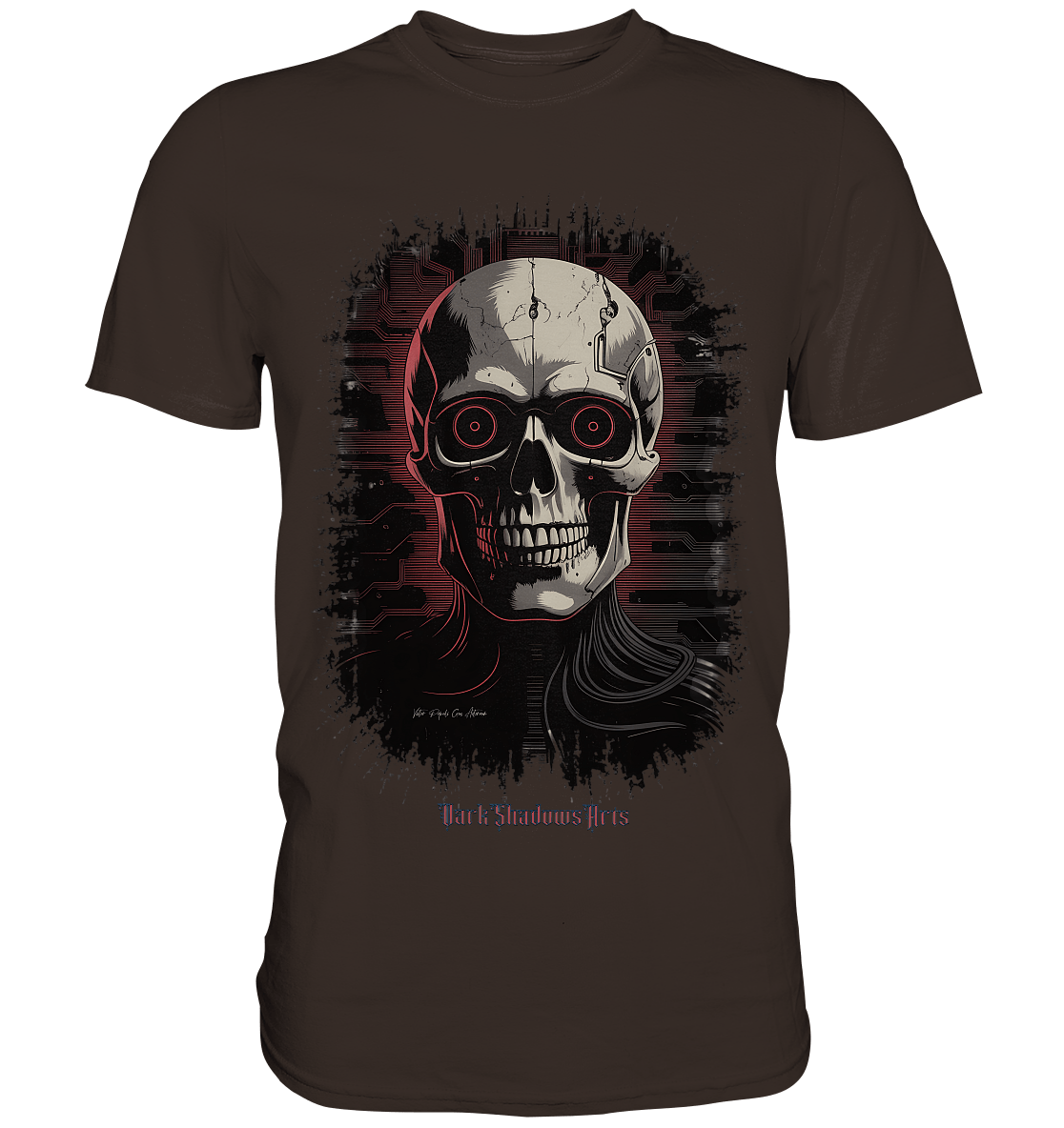 Cyber Decay - Die Verschmelzung von Technologie und Verfall - Premium Shirt | Unisex - Shirts | Dark Shadows Arts
