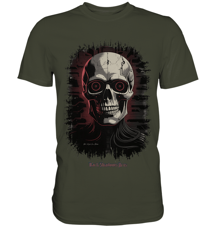 Cyber Decay - Die Verschmelzung von Technologie und Verfall - Premium Shirt | Unisex - Shirts | Dark Shadows Arts