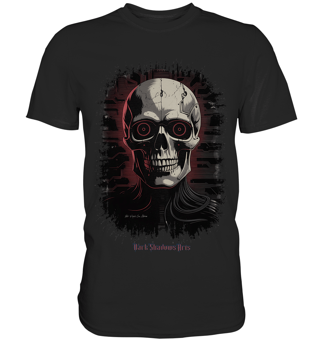 Cyber Decay - Die Verschmelzung von Technologie und Verfall - Premium Shirt | Unisex - Shirts | Dark Shadows Arts