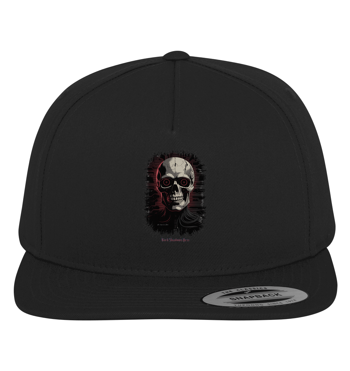 Cyber Decay - Die Verschmelzung von Technologie und Verfall - Premium Snapback | Kappen & Mützen | Dark Shadows Arts