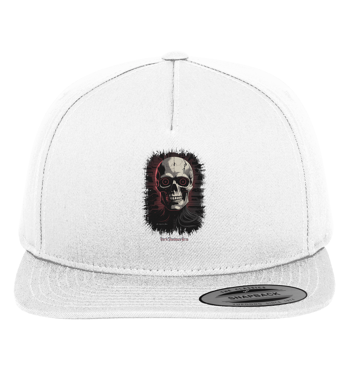 Cyber Decay - Die Verschmelzung von Technologie und Verfall - Premium Snapback | Kappen & Mützen | Dark Shadows Arts
